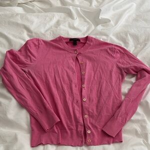 Jcrew Pink Button-Up Women's Sweater